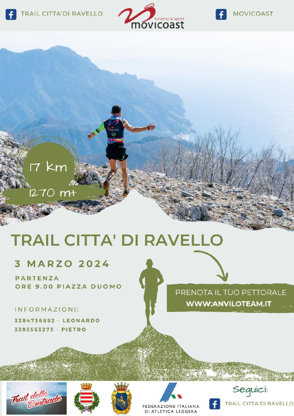 Trail Ravello gara podistica 2024